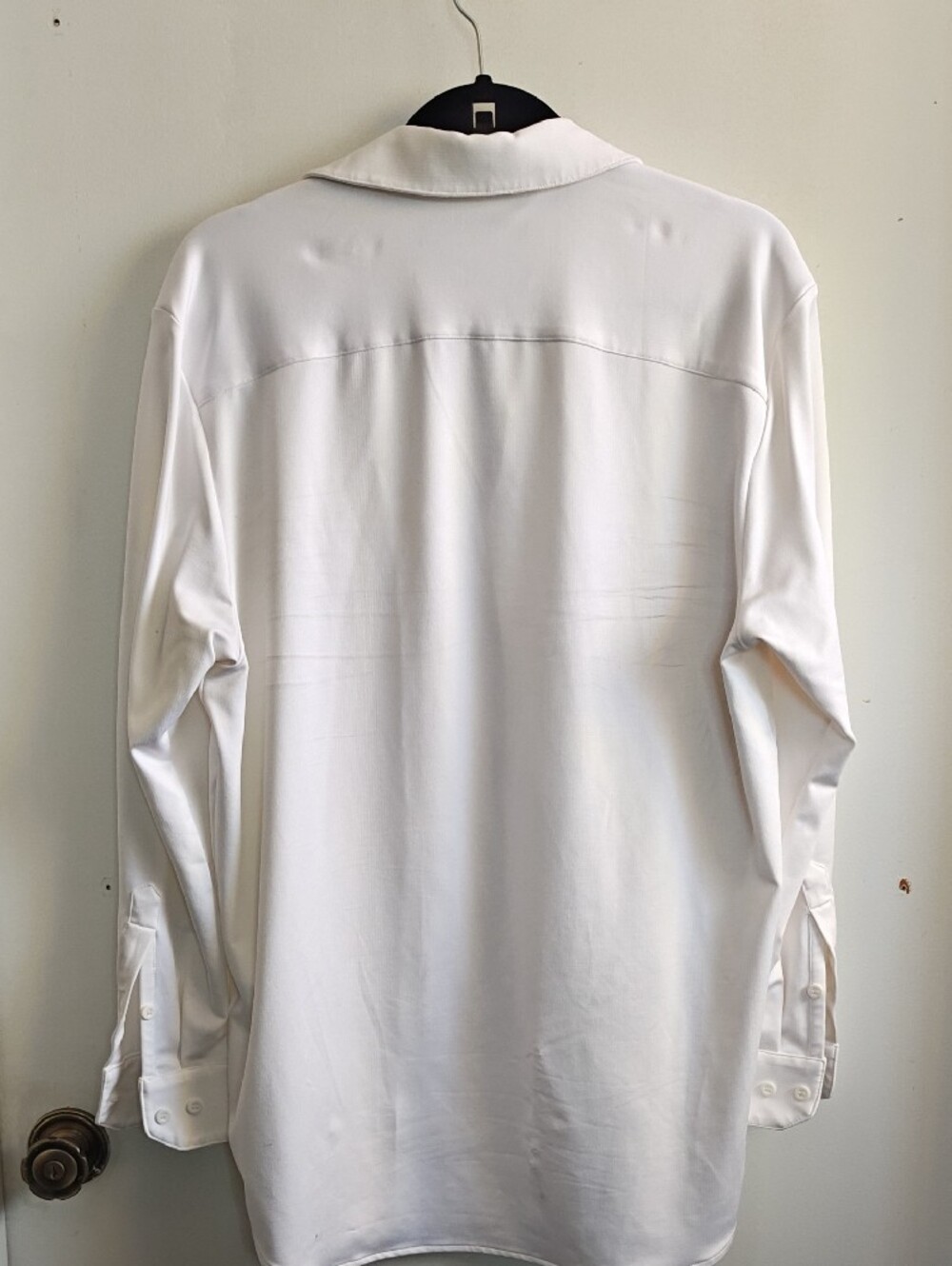 BYLT Men's White Long-Sleeve Button-Down Shirt - Picture 6 of 13